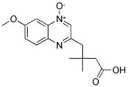 4-(6-METHOXY-4-OXY-QUINOXALIN-2-YL)-3,3-DIMETHYL-BUTYRIC ACID Struktur