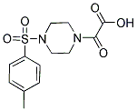 (4-[(4-METHYLPHENYL)SULFONYL]PIPERAZIN-1-YL)(OXO)ACETIC ACID Struktur