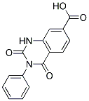 2,4-DIOXO-3-PHENYL-1,2,3,4-TETRAHYDROQUINAZOLINE-7-CARBOXYLIC ACID Struktur