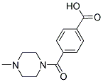 4-[(4-METHYLPIPERAZIN-1-YL)CARBONYL]BENZOIC ACID Struktur