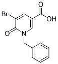 1-BENZYL-5-BROMO-6-OXO-1,6-DIHYDRO-3-PYRIDINECARBOXYLIC ACID Struktur