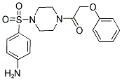 4-([4-(PHENOXYACETYL)PIPERAZIN-1-YL]SULFONYL)ANILINE Struktur