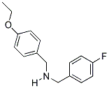 1-(4-ETHOXYPHENYL)-N-(4-FLUOROBENZYL)METHANAMINE Struktur