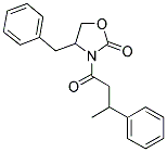 4-BENZYL-3-(3-PHENYLBUTYRYL)OXAZOLIDIN-2-ONE Struktur