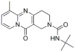 N-(TERT-BUTYL)-6-METHYL-11-OXO-4,11-DIHYDRO-1H-DIPYRIDO[1,2-A:4',3'-D]PYRIMIDINE-2(3H)-CARBOXAMIDE Struktur