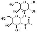 ALPHA-D-N-ACETYLGALACTOSAMINYL 1-3 GALACTOSE Struktur