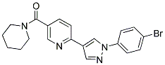 2-[1-(4-BROMOPHENYL)-1H-PYRAZOL-4-YL]-5-(PIPERIDIN-1-YLCARBONYL)PYRIDINE Struktur