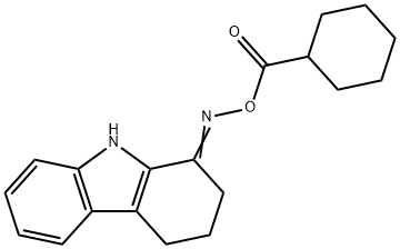 1-([(CYCLOHEXYLCARBONYL)OXY]IMINO)-2,3,4,9-TETRAHYDRO-1H-CARBAZOLE|