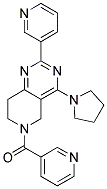 PYRIDIN-3-YL-(2-PYRIDIN-3-YL-4-PYRROLIDIN-1-YL-7,8-DIHYDRO-5H-PYRIDO[4,3-D]PYRIMIDIN-6-YL)-METHANONE Struktur