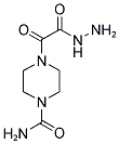 4-HYDRAZINOOXALYL-PIPERAZINE-1-CARBOXYLIC ACIDAMIDE Struktur