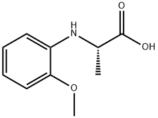 2-(2-METHOXY-PHENYLAMINO)-PROPIONIC ACID Struktur