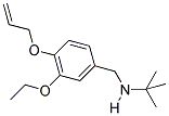 N-[4-(ALLYLOXY)-3-ETHOXYBENZYL]-2-METHYLPROPAN-2-AMINE Struktur