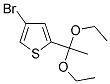 1-(4-BROMO-2-THIENYL)-1-ETHOXYETHYL ETHYL ETHER Struktur