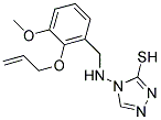 4-([2-(ALLYLOXY)-3-METHOXYBENZYL]AMINO)-4H-1,2,4-TRIAZOLE-3-THIOL Struktur