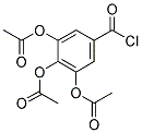 3,4,5-TRIACETOXYBENZOYLCHLORIDE Struktur