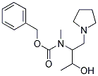 (2-HYDROXY-1-PYRROLIDIN-1-YLMETHYL-PROPYL)-METHYL-CARBAMIC ACID BENZYL ESTER Struktur