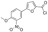 5-(4-METHOXY-3-NITROPHENYL)-2-FUROYL CHLORIDE Struktur