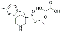 3-(4-METHYLBENZYL)PIPERIDINE-3-ETHYLCARBOXYLATE OXALATE Struktur