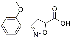 3-(2-METHOXY-PHENYL)-4,5-DIHYDRO-ISOXAZOLE-5-CARBOXYLIC ACID Struktur