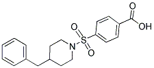 4-[(4-BENZYLPIPERIDIN-1-YL)SULFONYL]BENZOIC ACID Struktur