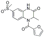 4-(2-FUROYL)-3-METHYL-7-(METHYLSULFONYL)-3,4-DIHYDROQUINOXALIN-2(1H)-ONE Struktur