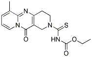 ETHYL (6-METHYL-11-OXO-4,11-DIHYDRO-1H-DIPYRIDO[1,2-A:4',3'-D]PYRIMIDIN-2(3H)-YL)CARBONOTHIOYLCARBAMATE Struktur