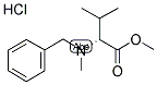 N-BENZYL-N-METHYL-D-VALINE METHYL ESTER HYDROCHLORIDE Struktur