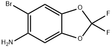 5-AMINO-6-BROMO-2,2-DIFLUOROBENZODIOXOLE Struktur