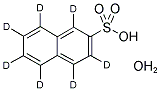 2-NAPHTHALENE-D7-SULFONIC ACID HYDRATE Struktur