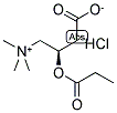 3-O-PROPIONYL-L-CARNITINE HYDROCHLORIDE Struktur