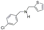 1-(4-CHLOROPHENYL)-N-(THIEN-2-YLMETHYL)METHANAMINE Struktur