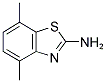 4,7-DIMETHYL-1,3-BENZOTHIAZOL-2-AMINE Struktur