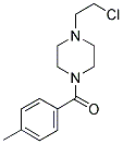 [4-(2-CHLORO-ETHYL)-PIPERAZIN-1-YL]-P-TOLYL-METHANONE Struktur