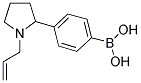 4-(1-ALLYL-PYRROLIDIN-2YL)BENZENEBORONIC ACID Struktur