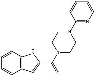 INDOL-2-YL 4-(2-PYRIDYL)PIPERAZINYL KETONE Struktur