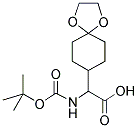 TERT-BUTOXYCARBONYLAMINO-(1,4-DIOXA-SPIRO[4.5]DEC-8-YL)-ACETIC ACID Struktur