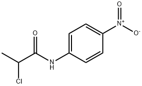 2-CHLORO-N-(4-NITROPHENYL)PROPANAMIDE Struktur