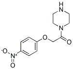 2-(4-NITROPHENOXY)-1-PIPERAZIN-1-YL-ETHANONE Struktur