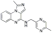 1-METHYL-N-[(5-METHYLPYRAZIN-2-YL)METHYL]IMIDAZO[1,5-A]QUINOXALIN-4-AMINE Struktur