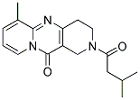 6-METHYL-2-(3-METHYLBUTANOYL)-1,2,3,4-TETRAHYDRO-11H-DIPYRIDO[1,2-A:4',3'-D]PYRIMIDIN-11-ONE Struktur