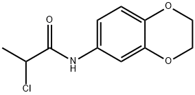 2-CHLORO-N-(2,3-DIHYDRO-BENZO[1,4]DIOXIN-6-YL)-PROPIONAMIDE Struktur