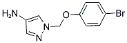 1-(4-BROMO-PHENOXYMETHYL)-1H-PYRAZOL-4-YLAMINE Struktur