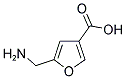 5-AMINOMETHYL-FURAN-3-CARBOXYLIC ACID Struktur