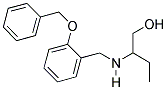 2-((2-(BENZYLOXY)BENZYL)AMINO)BUTAN-1-OL Struktur