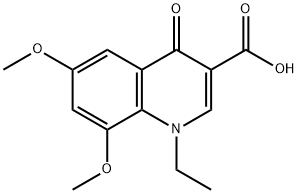 6,8-DIMETHOXY-4-OXO-1,4-DIHYDRO-QUINOLINE-3-CARBOXYLIC ACID Struktur