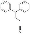 4,4-DIPHENYLBUTANENITRILE Struktur