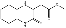 (3-OXO-DECAHYDRO-QUINOXALIN-2-YL)-ACETIC ACID METHYL ESTER Struktur