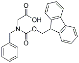 N-ALPHA-(9-FLUORENYLMETHYLOXYCARBONYL)-N-ALPHA-BENZYL GLYCINE Struktur