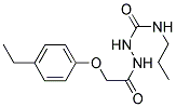 1-(2-(4-ETHYLPHENOXY)ACETYL)-4-(N-PROPYL)SEMICARBAZIDE Struktur