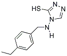 4-((4-ETHYLBENZYL)AMINO)-4H-1,2,4-TRIAZOLE-3-THIOL Struktur